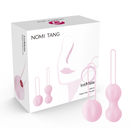 Nomi Tang IntiMate Kegel Set Sakura Pink - Dual-Weight Pelvic Trainer