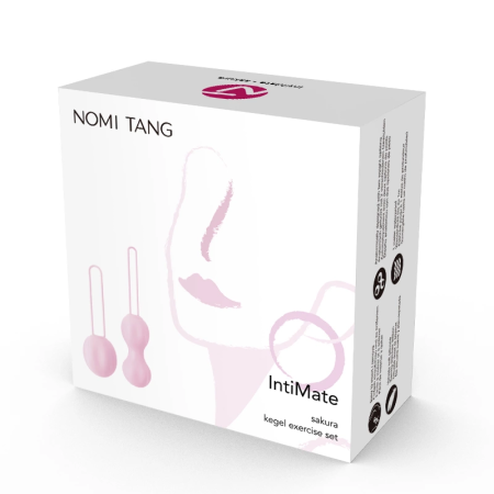 Nomi Tang IntiMate Kegel Set Sakura Pink - Dual-Weight Pelvic Trainer