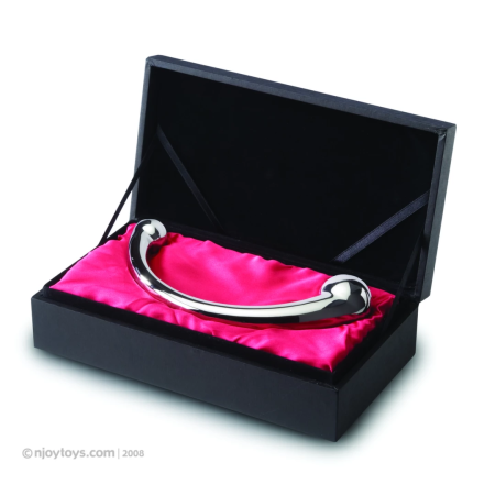njoy Pure Wand Stainless Steel Curved Massage Tool 20 cm