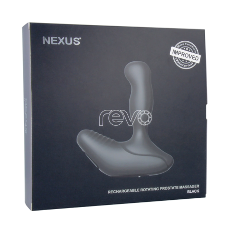 Nexus Revo Black Prostate Massager - Rotating Head & 6 Programs