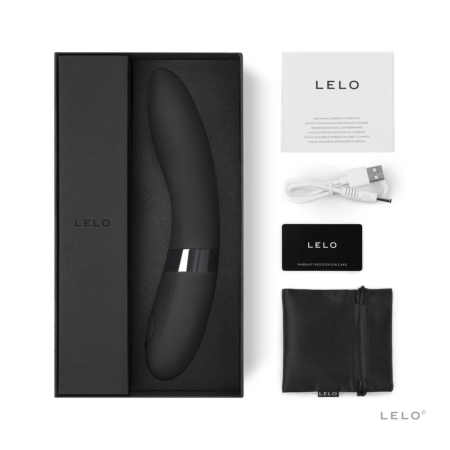 LELO Elise 2 Black - Advanced Silicone Intimate Massager, 8 Modes