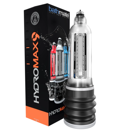 Bathmate Hydromax9 Crystal Clear Hydro System 27.9cm Large Size Pump