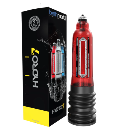 Bathmate Hydro7 Brilliant Red Intimate Hydro System 21cm