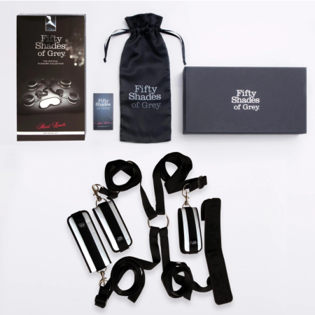 Fifty Shades of Grey Hard Limits Restraint Kit with Blindfold, Adjustable System