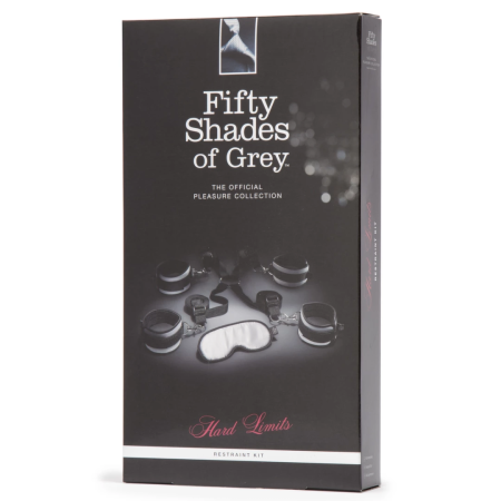 Fifty Shades of Grey Hard Limits Restraint Kit with Blindfold, Adjustable System