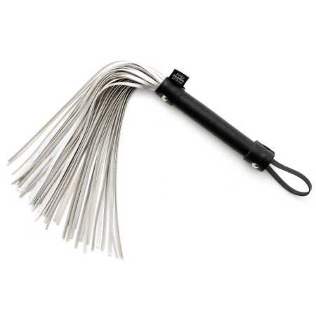 Fifty Shades of Grey Please Sir Flogger Soft Faux Leather 38cm Black-Silver