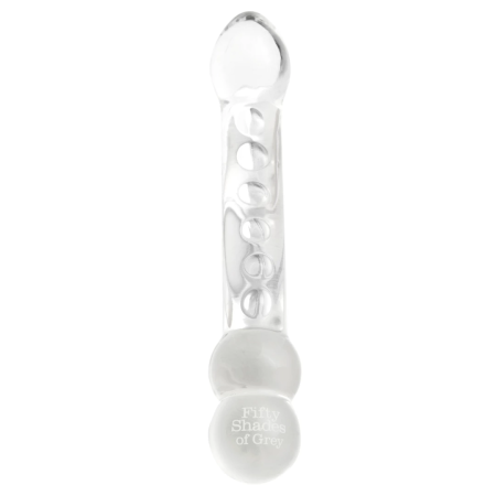 Fifty Shades of Grey Drive Me Crazy Glass Dual-Ended Intimate Wand 19cm