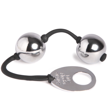 Fifty Shades of Grey Inner Goddess Metal Kegel Exercise Balls 21.6cm Silver