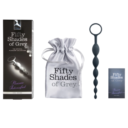 Fifty Shades of Grey Pleasure Intensified Silicone Bead Model, 25.4 cm
