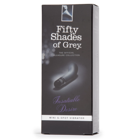 Fifty Shades of Grey Insatiable Desire Mini Vibrator - 10 Modes, Waterproof
