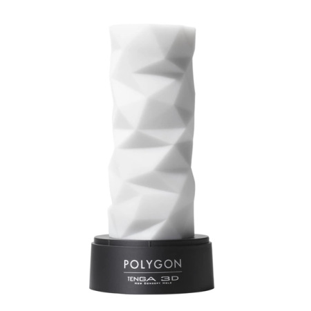 Tenga 3D Polygon Intimate Sleeve - Innovative Textured Design 156.5mm