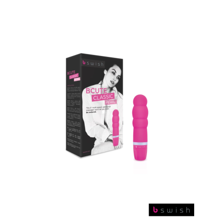 B Swish Bcute Classic Pearl Rose Compact Waterproof Massager 10cm