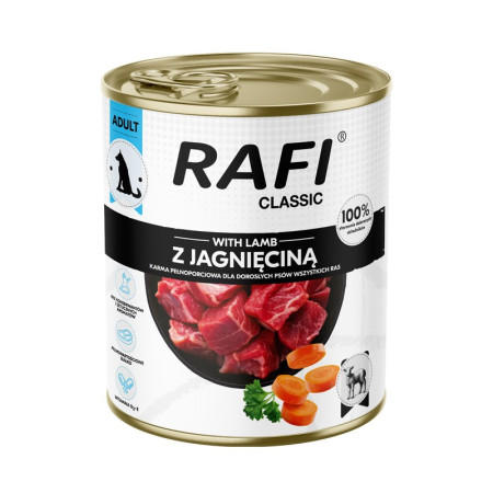 RAFİ Classic su aviena - drėgnas ėdalas šunims - 800g