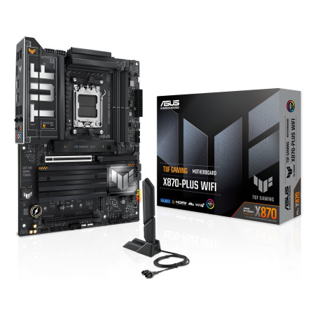 ASUS TUF GAMING X870-PLUS WIFI AMD X870 AM5 lizdas ATX