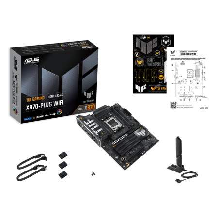 ASUS TUF GAMING X870-PLUS WIFI AMD X870 AM5 lizdas ATX