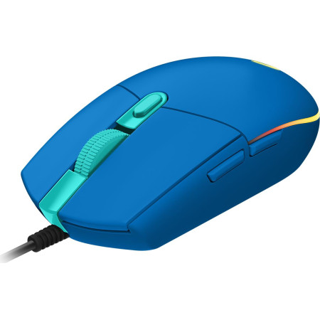Logitech USB optinis pelė G102 LIGHTSY/MĖLYNA