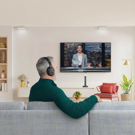 Hama Ausinės su mikrofonu ir be mikrofono, vielinės ir bevielės, juodos