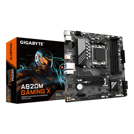 GIGABYTE A620M Gaming X pagrindinė plokštė AMD A620 AM5 lizdas micro ATX