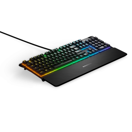 SteelSeries Apex 3 - US layout - Membrane - Black (Juoda) Membraninė Žaidimų Klaviatūra