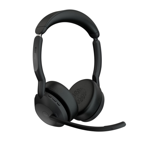 Jabra Evolve2 55 laisvų rankų įranga su įkrovimo stovu