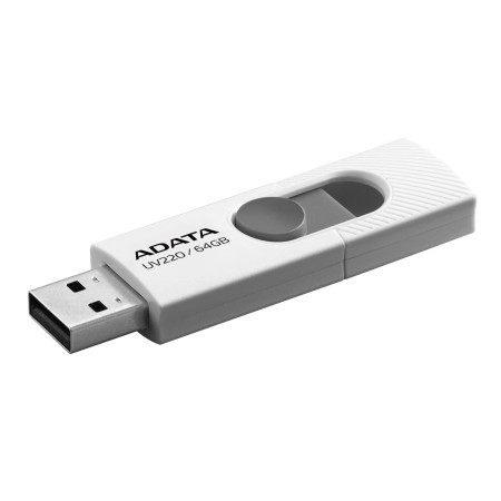 ADATA AUV220 USB atmintukas 64 GB (Baltas, Pilkas)
