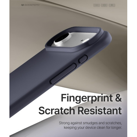 Dėklas Mercury Pure Magsafe silikoninis Apple iPhone Air tamsiai mėlynas