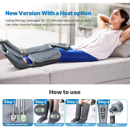 RENPHO Foot & Calf Air Massager With Heat