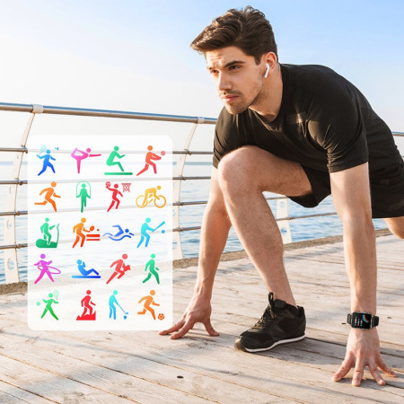 Išmanusis laikrodis Joyroom Fit-Life JR-FT3 Pro su Bluetooth 5.1 - pilkas