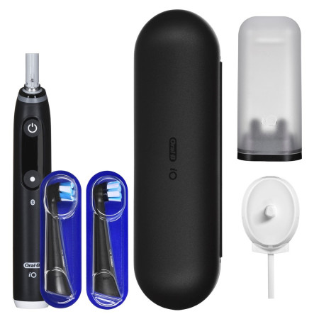 Oral-B iO Series 6 Suaugusiems Besisukantis dantų šepetėlis Juoda