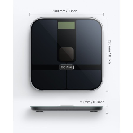 RENPHO Elis Solar 2 Smart Scale Black