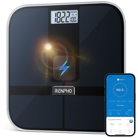 RENPHO Elis Solar 2 Smart Scale Black