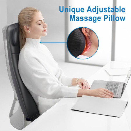 RENPHO Neck & Back Massage Cushion S Black