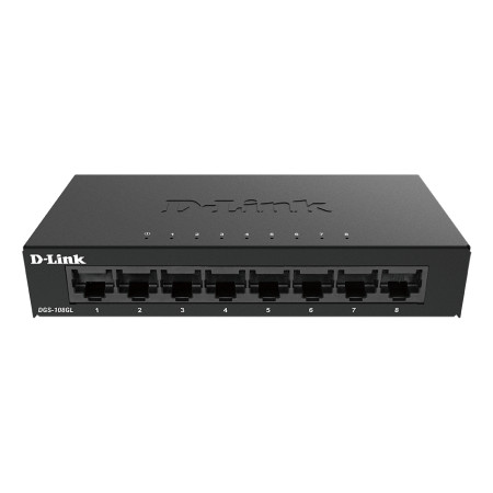 D-Link DGS-108GL nevaldomas Gigabit Ethernet komutatorius