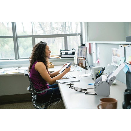 Fujitsu Ricoh fi-8170 ADF + Mechaninio Padavimo Skeneris 600 x 600 DPI A4 Juoda, Pilka