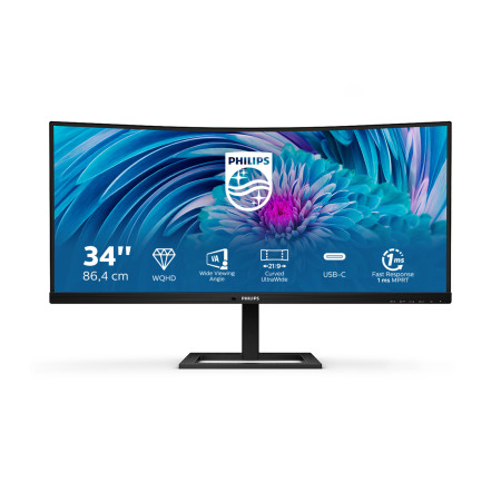 Philips 346E2CUAE - 34 colio VA monitorius, UWQHD