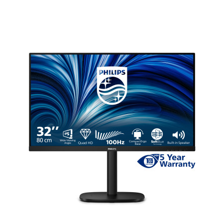 Philips 32B2N3500/00 - 100Hz | QHD | IPS | 31.5" Monitorius