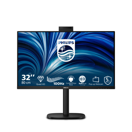 Philips 32B2U3601H/00 - 100Hz | QHD | IPS | 31.5" Monitorius