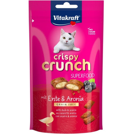 VITAKRAFT Crispy Crunch Antis su šermukšniu - skanėstas katėms - 60g