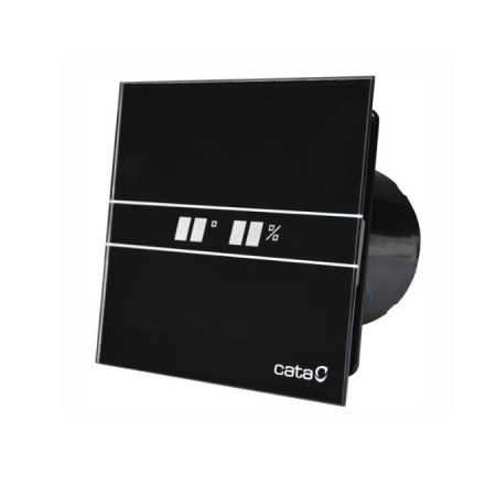 Ištraukimo ventiliatorius Cata E120 GTH, juodas