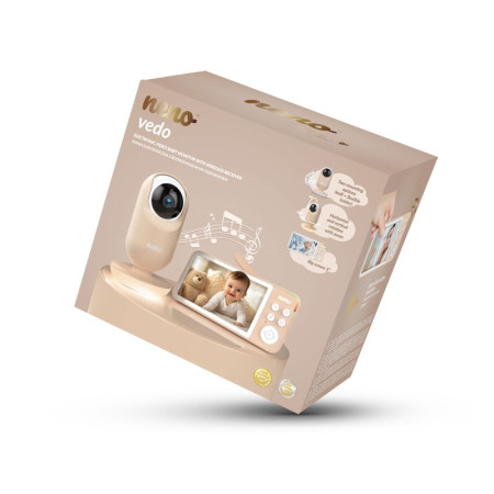 VEDO CREAM ELEKTRONINĖ KŪDIKIŲ AUKLĖ SU BELAIDŽIU IMTUVU