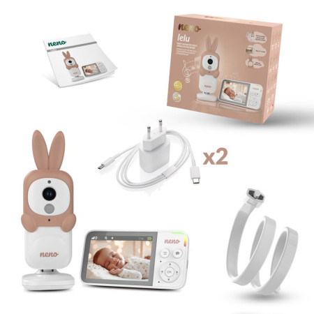 NENO LELU ELEKTRONINĖ KŪDIKIŲ AUKLĖ SU BELAIDŽIU IMTUVU