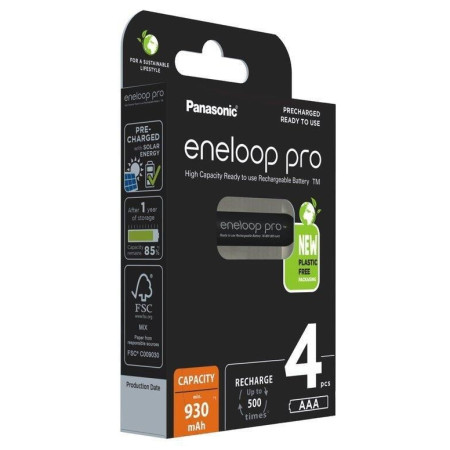 Panasonic Eneloop PRO AAA 930mAh 4 vnt.