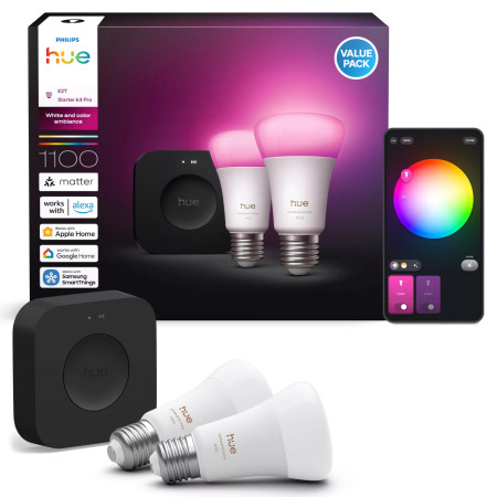 Philips Hue Bridge Pro + 2 x E27