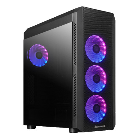 Chieftec GL-04B-OP kompiuterio korpusas Midi Tower Juoda