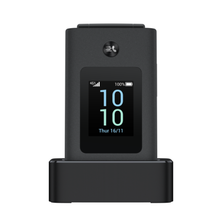 TCL OneTouch 4043 su įkrovimo stovu Juodas