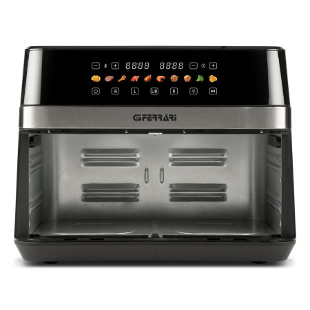 G3 Ferrari G10223 fryer Double 12 L Stand-alone 2200 W Hot air fryer Black, Stainless steel
