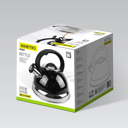 Kettle MAESTRO MR-1313C black 3 l