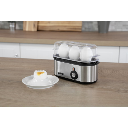 Unold 38610 kiaušinių viryklė 3 kiaušiniai 210 W Nerūdijančiojo plieno