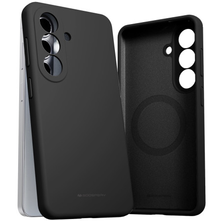 Dėklas Mercury Pure Magsafe Silicon Case Samsung S942 S26 juodas