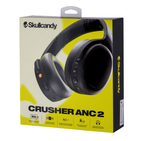 Skullcandy Crusher ANC2 belaidės ausinės juodos